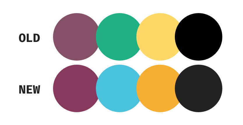 Updated color palette